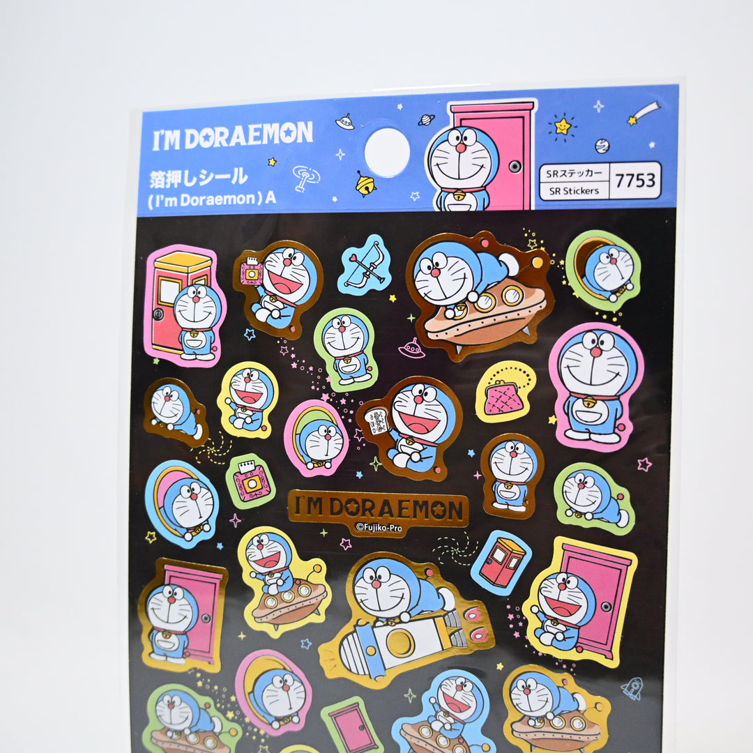 I'm Doraemon Foil Sticker Sheet