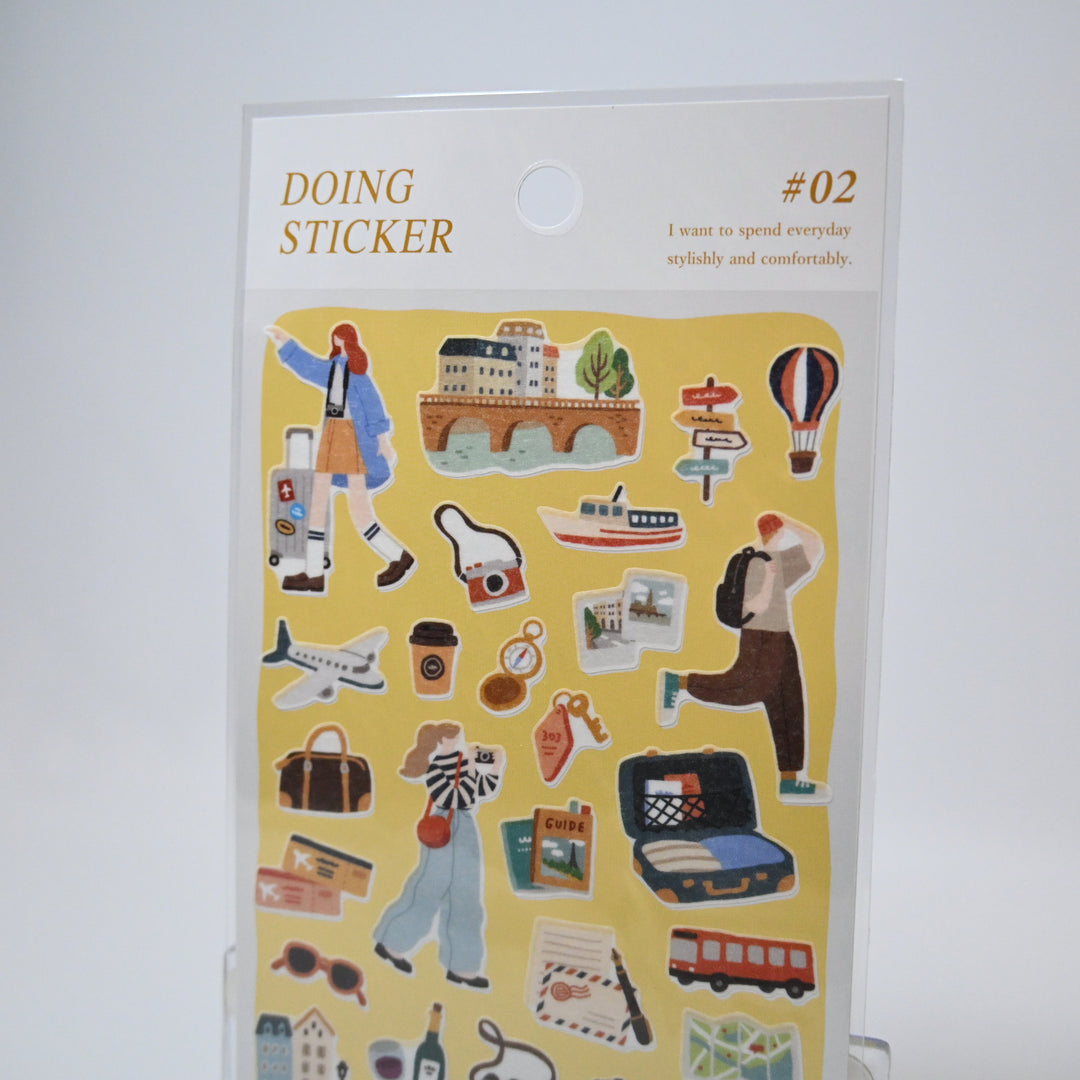 Doing Sticker Travel Sticker Sheet
