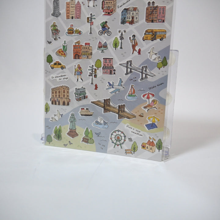Machi Map Town Sticker Sheet