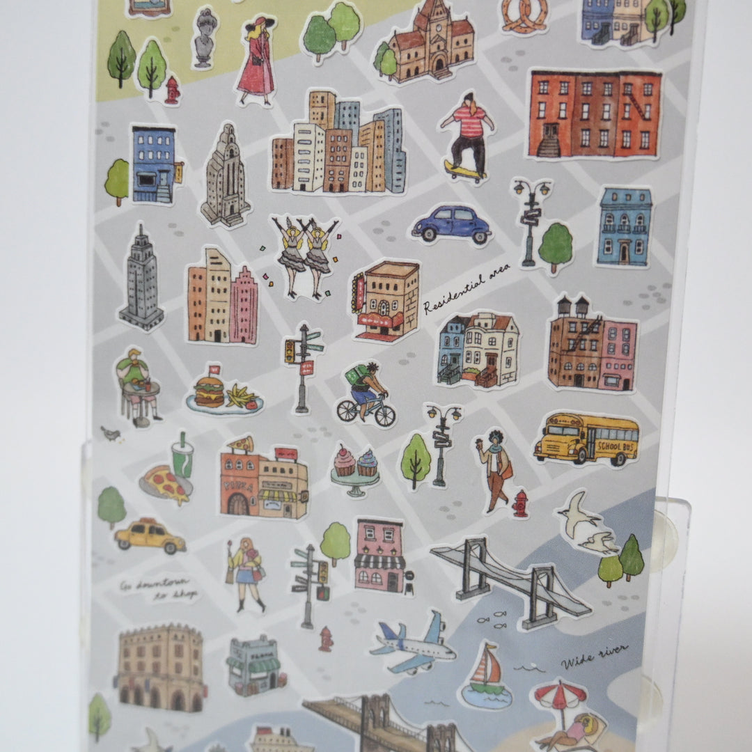 Machi Map Town Sticker Sheet