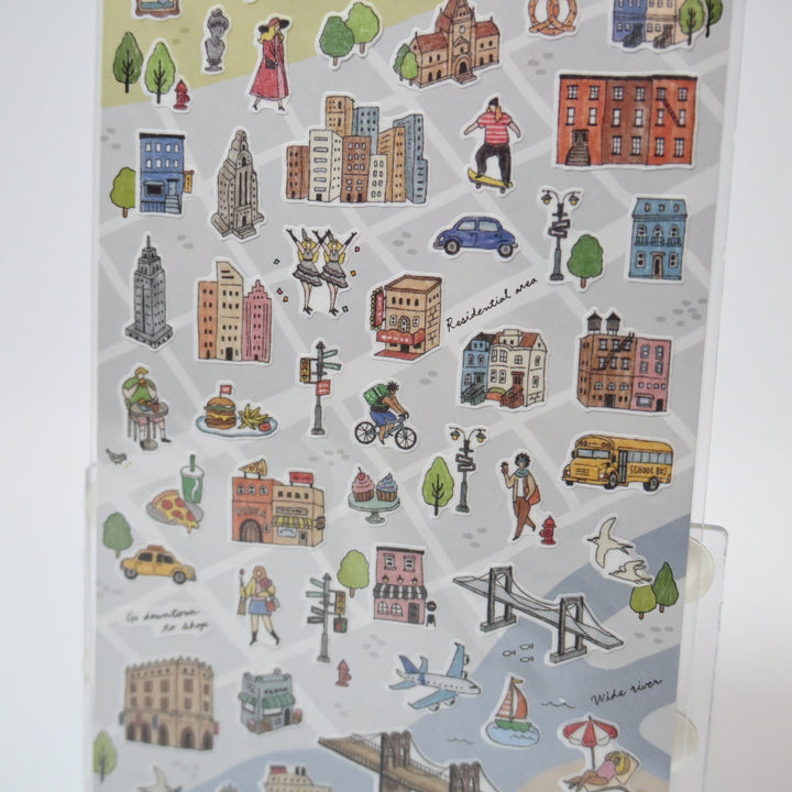 Machi Map Town Sticker Sheet