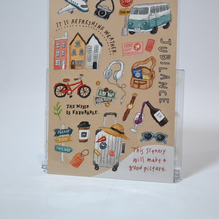 Choosy Life Travel Sticker Sheet