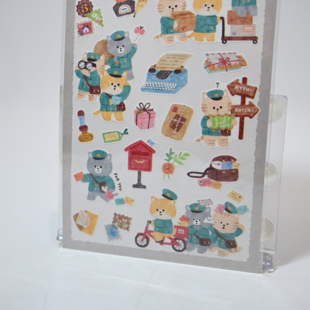 Wakuwaku Workers Post Office Sticker Sheet