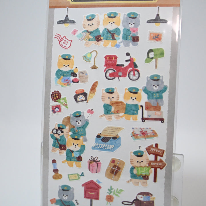 Wakuwaku Workers Post Office Sticker Sheet