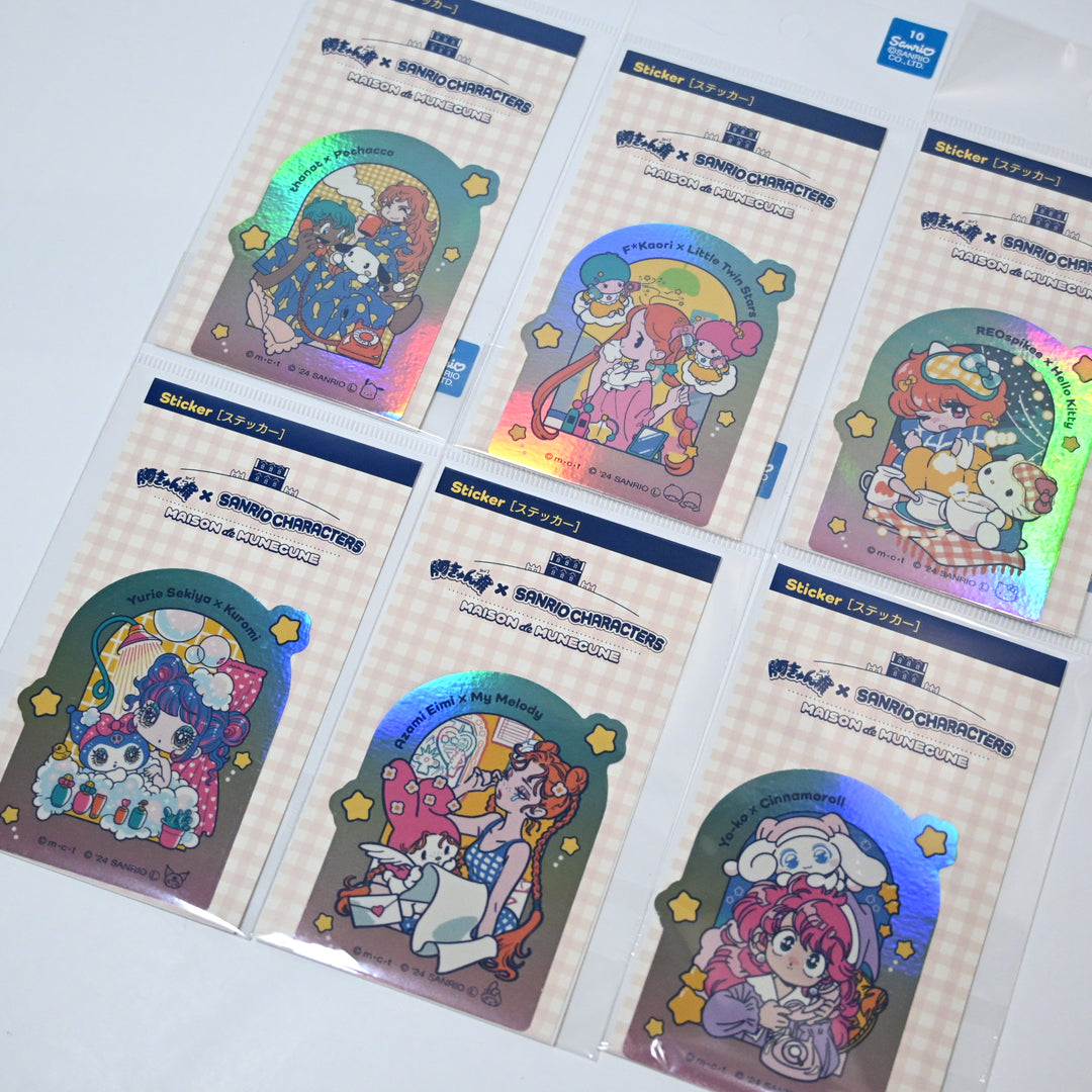 Maison x Sanrio Stickers 6 Variations