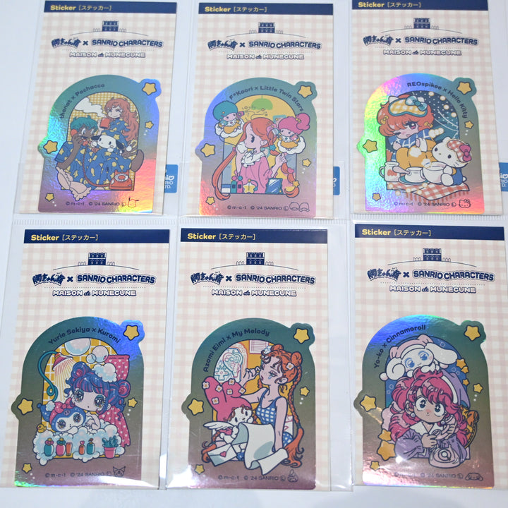 Maison x Sanrio Stickers 6 Variations