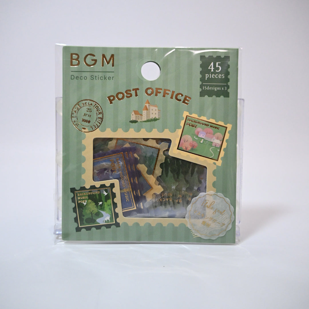 BGM Post Office Landscape Scenery Stamp Flake Seal