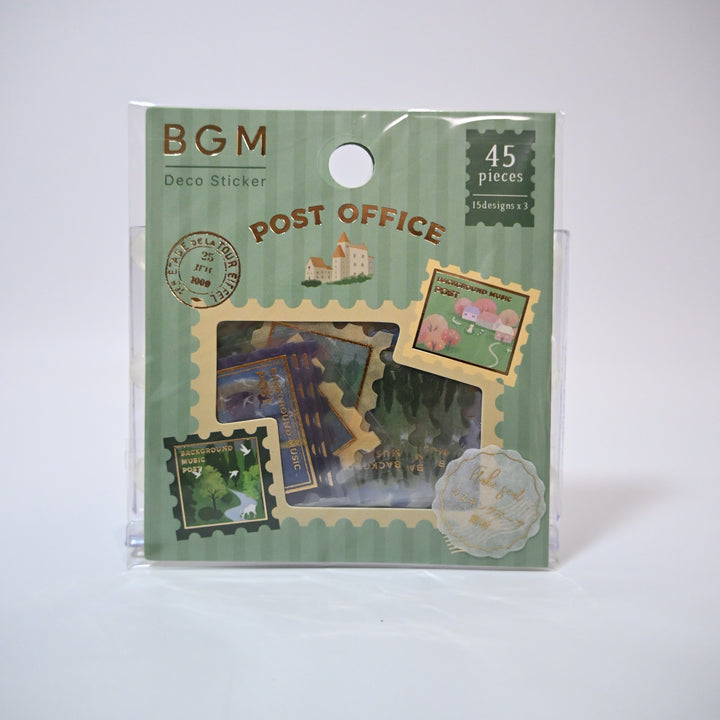 BGM Post Office Landscape Scenery Stamp Flake Seal