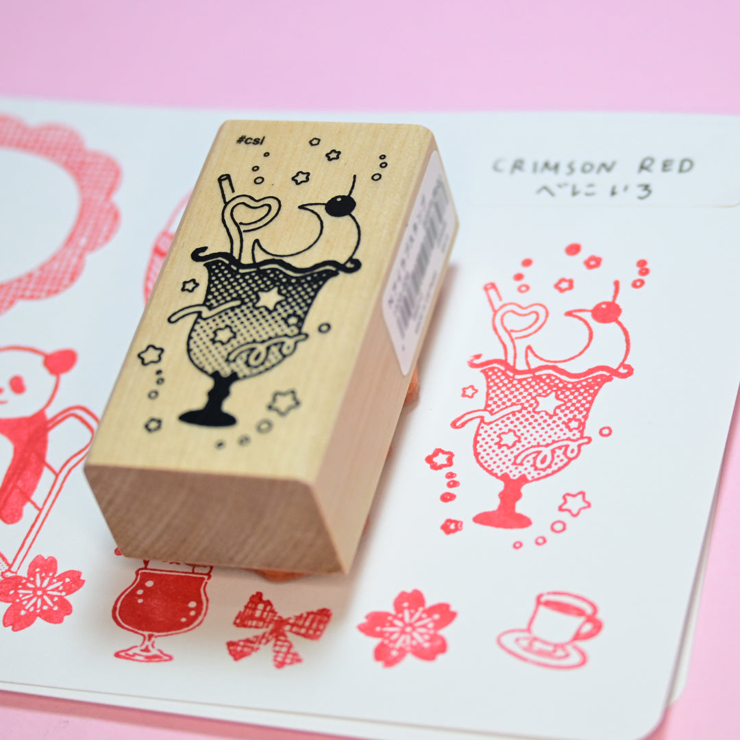 I ♥ STAMP Medium Stamp Retro Soda