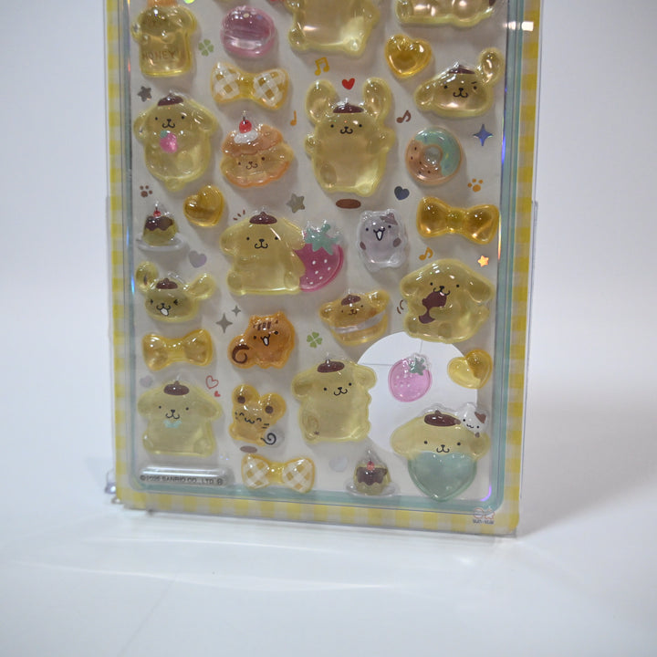 Sanrio BonBon Drop Seal Pompompurin Sticker Sheet