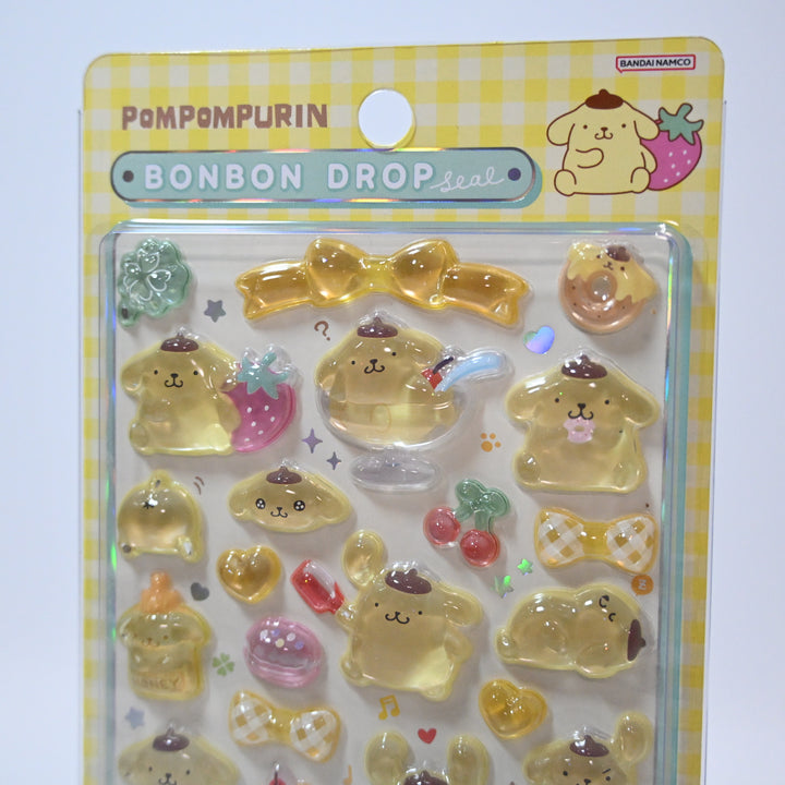 Sanrio BonBon Drop Seal Pompompurin Sticker Sheet