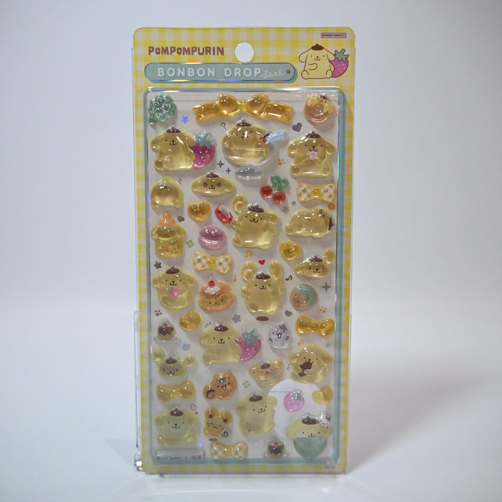 Sanrio BonBon Drop Seal Pompompurin Sticker Sheet