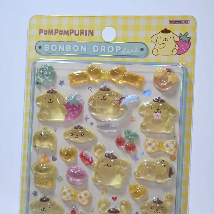 Sanrio BonBon Drop Seal Pompompurin Sticker Sheet