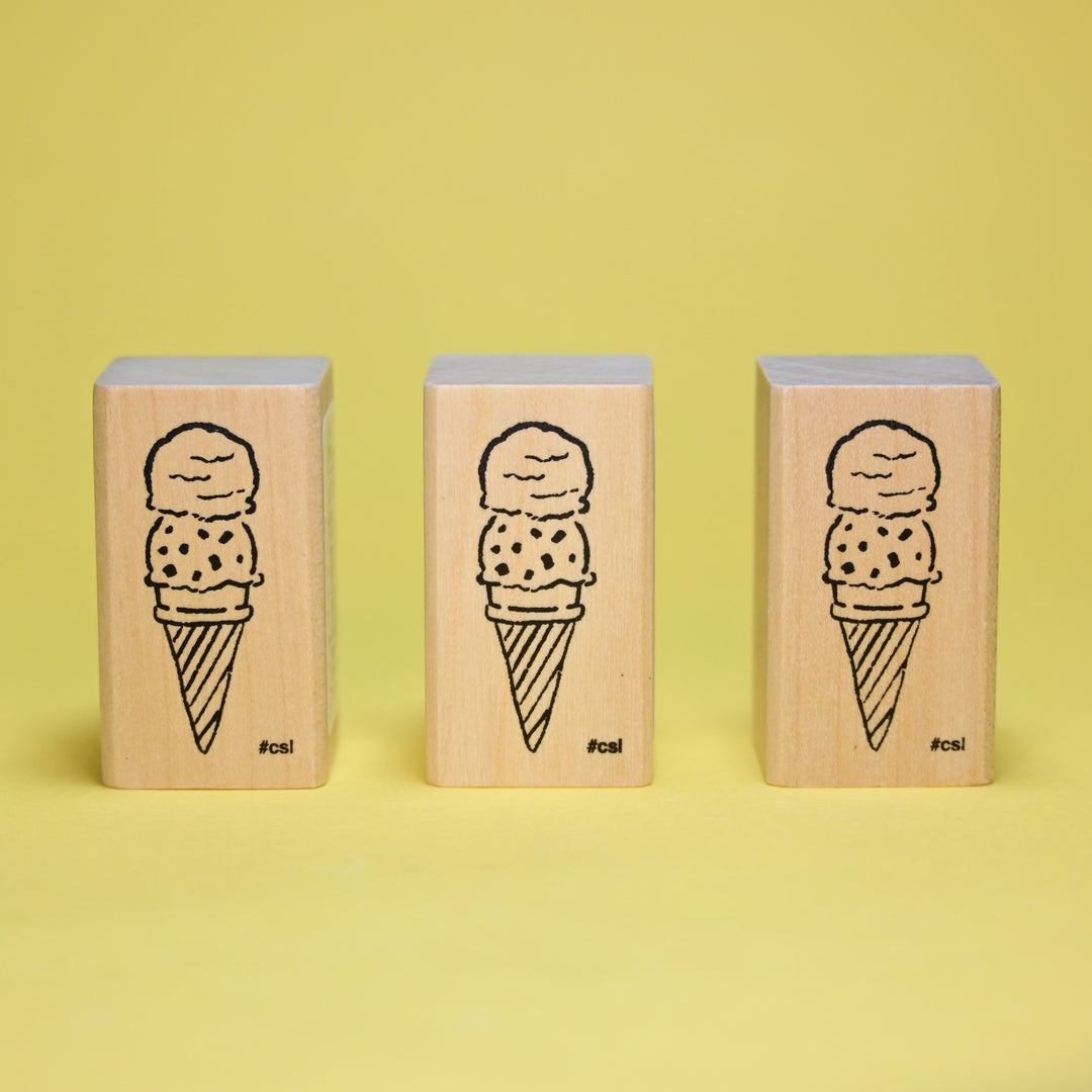 I ♥ STAMP Small Stamp Ice Cream Cone