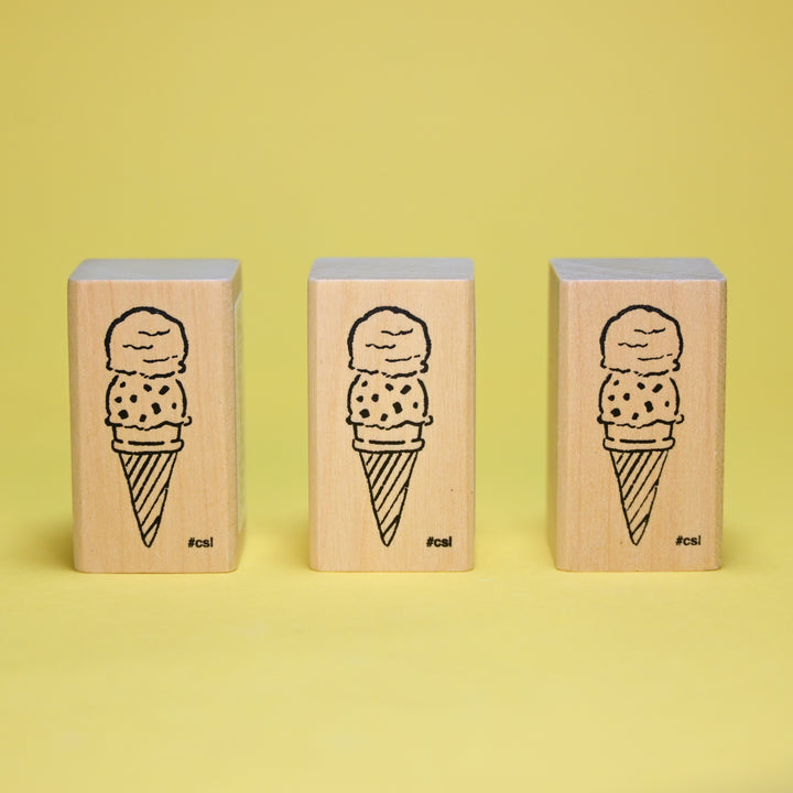 I ♥ STAMP Small Stamp Ice Cream Cone