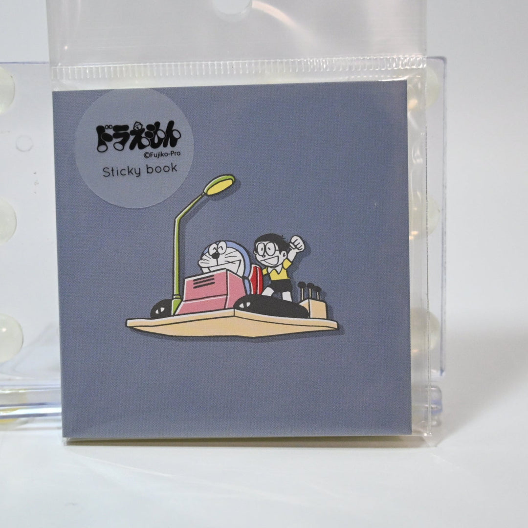 Green Flash Doraemon Time Machine Sticky Note