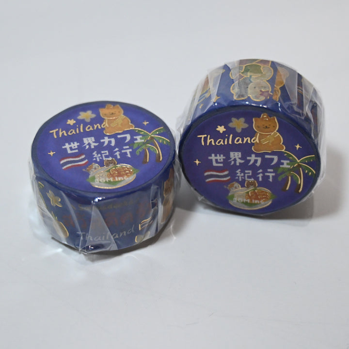 BGM World's Café Travelogue Thailand Masking Tape