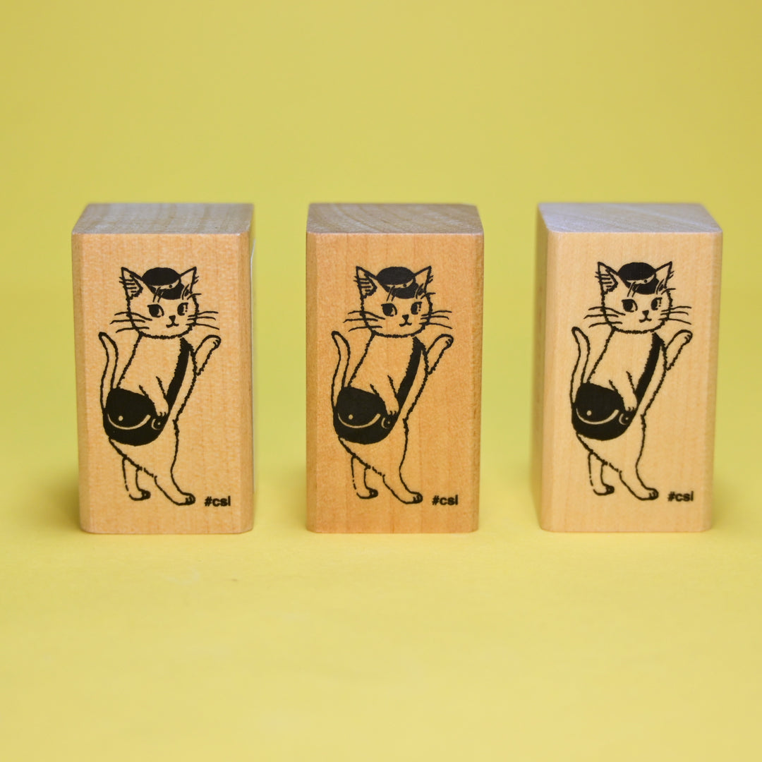 I ♥ STAMP Small Stamp Mail Cat