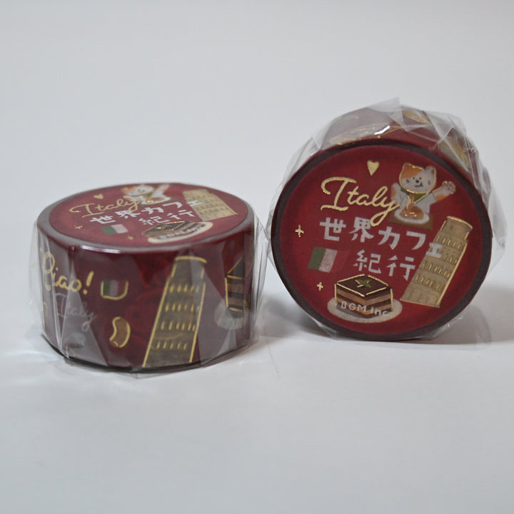 BGM World's Café Travelogue Italy Masking Tape