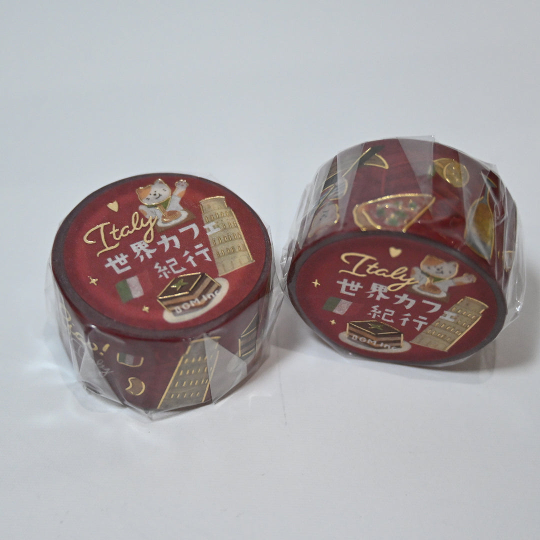 BGM World's Café Travelogue Italy Masking Tape