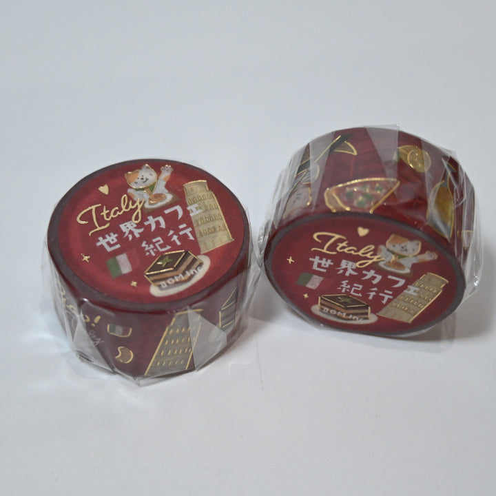 BGM World's Café Travelogue Italy Masking Tape