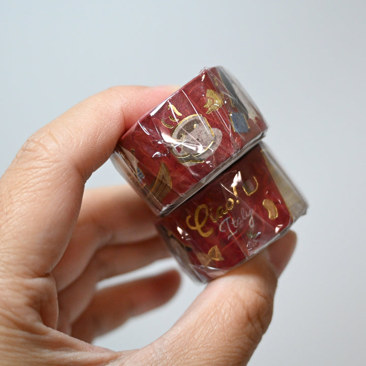 BGM World's Café Travelogue Italy Masking Tape
