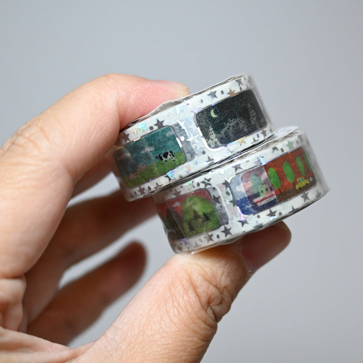 Shinzi Katoh Kirapika Landscape Scenery Masking Tape