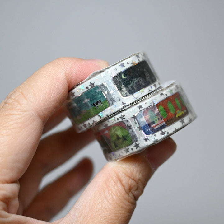 Shinzi Katoh Kirapika Landscape Scenery Masking Tape
