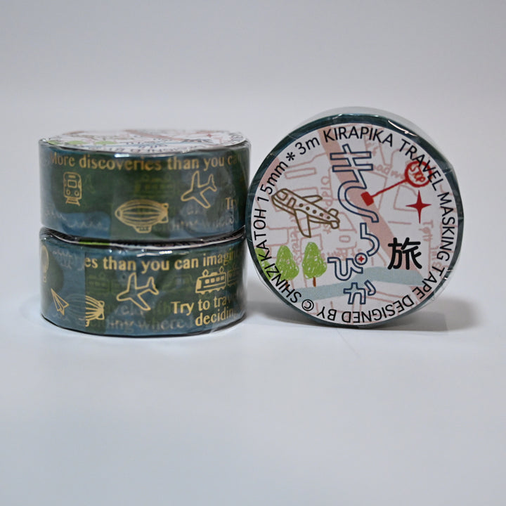 Shinzi Katoh Kirapika Transportation Travel Masking Tape
