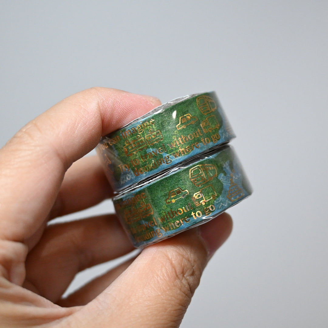Shinzi Katoh Kirapika Transportation Travel Masking Tape