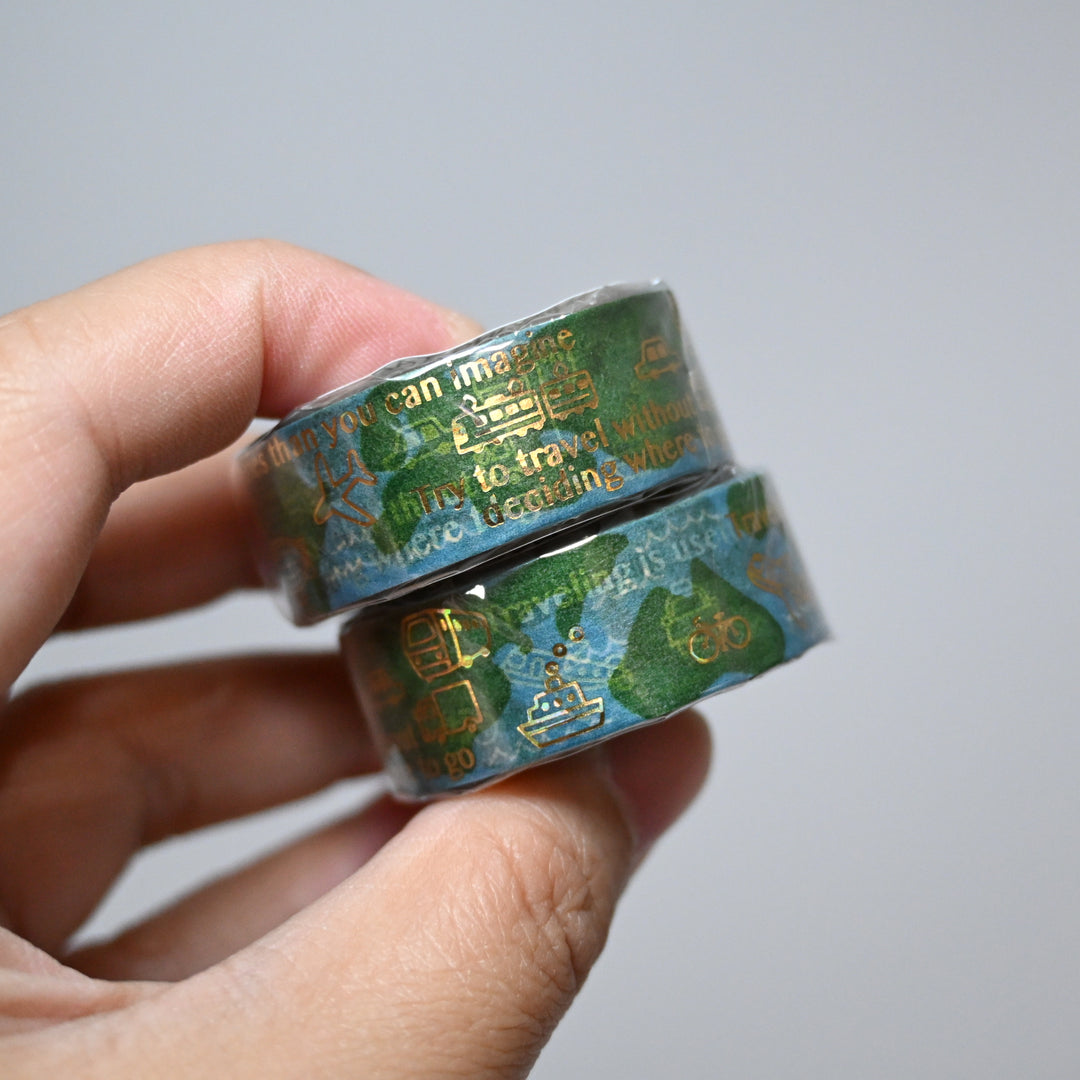 Shinzi Katoh Kirapika Transportation Travel Masking Tape
