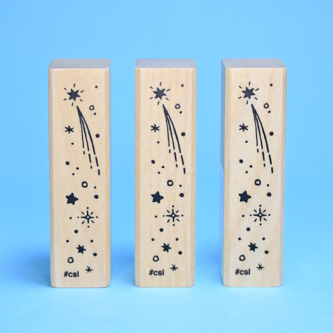 I ♥ STAMP Medium Stamp Shooting Stars