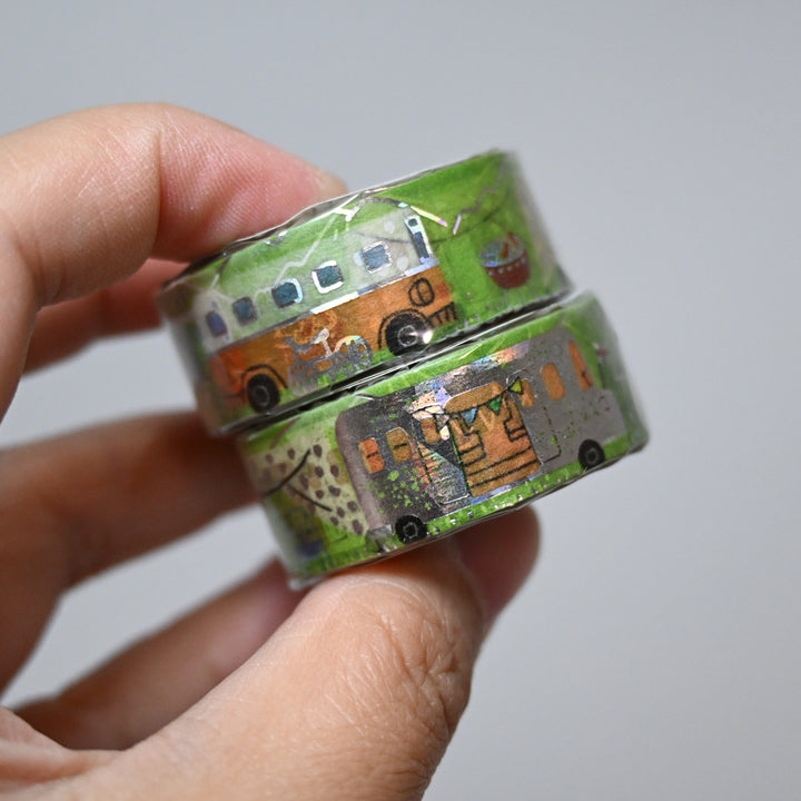 Shinzi Katoh Kirapika Retro Travel Masking Tape
