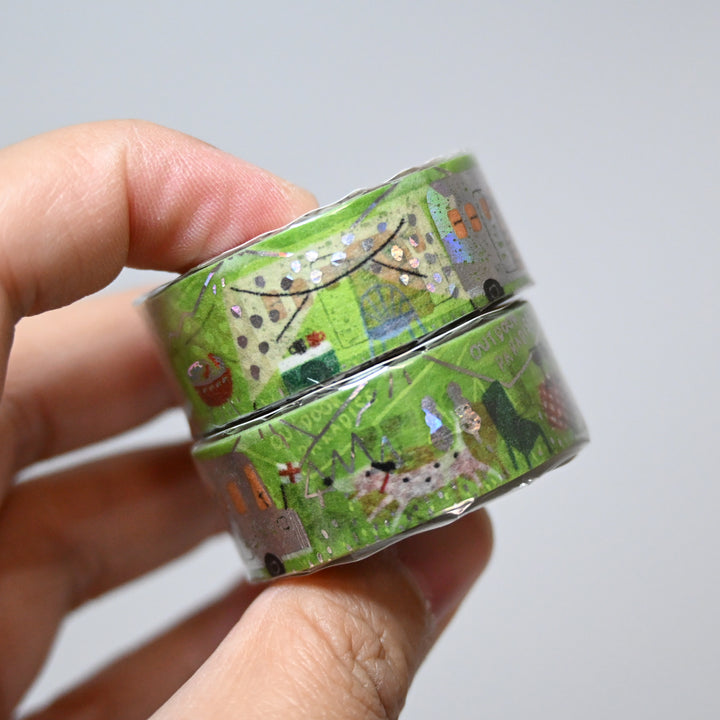 Shinzi Katoh Kirapika Retro Travel Masking Tape