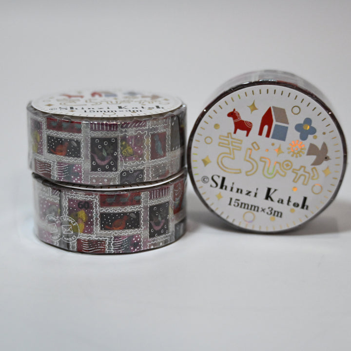 Shinzi Katoh Kirapika Postal Stamp Design Masking Tape