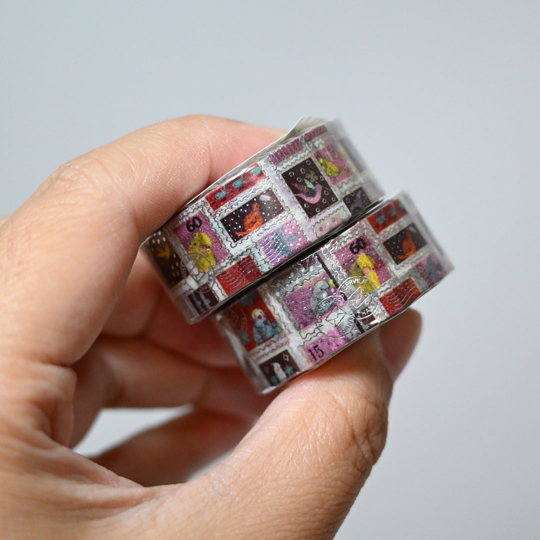 Shinzi Katoh Kirapika Postal Stamp Design Masking Tape