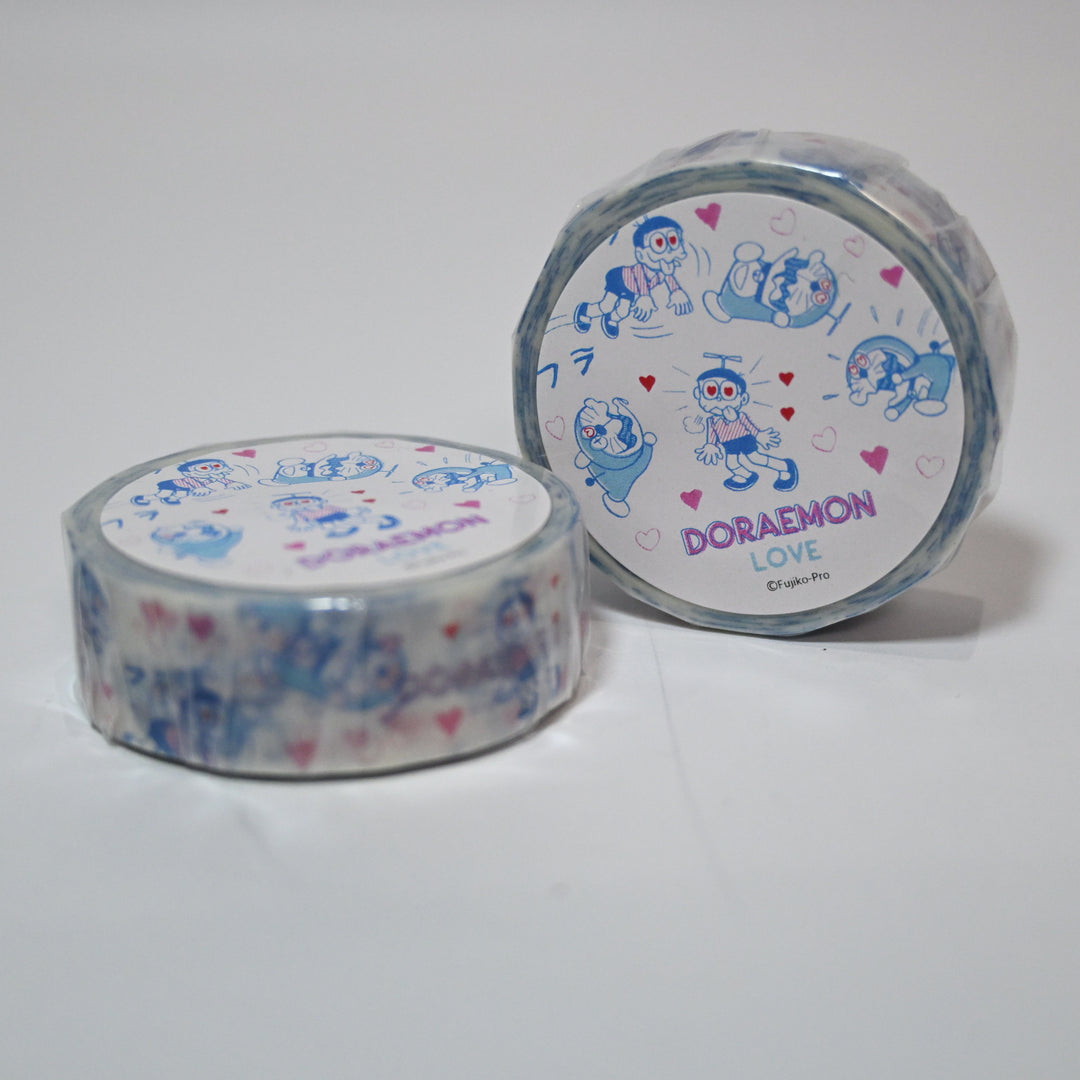 Green Flash Doraemon Love Masking Tape