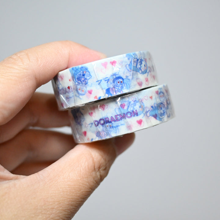Green Flash Doraemon Love Masking Tape
