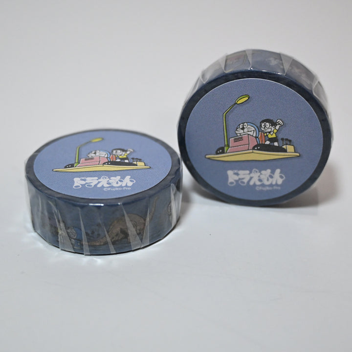 Green Flash Doraemon Dark Blue Masking Tape