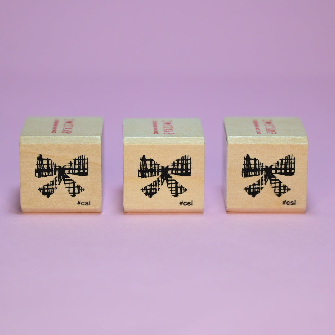 I ♥ STAMP Mini Stamp Ribbon Bow