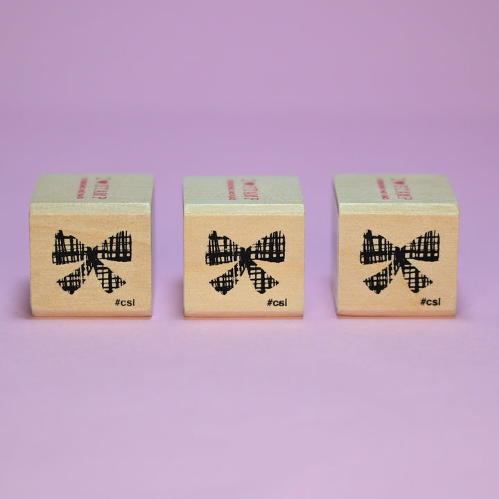 I ♥ STAMP Mini Stamp Ribbon Bow