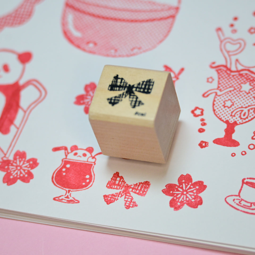I ♥ STAMP Mini Stamp Ribbon Bow