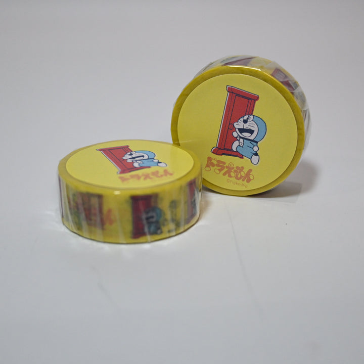 Green Flash Doraemon Yellow Masking Tape