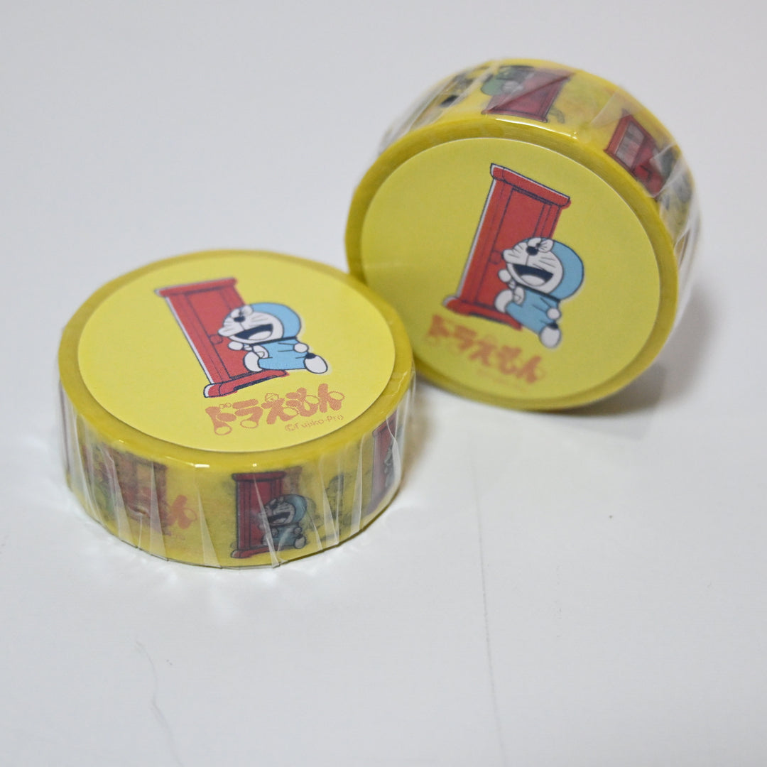 Green Flash Doraemon Yellow Masking Tape