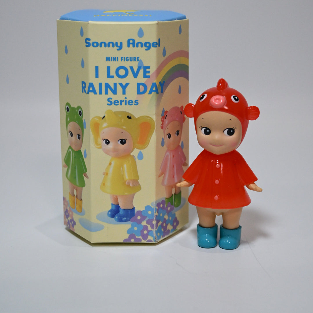 [Pre-loved] Sonny Angel Mini Figure I LOVE RAINY DAY Series Red