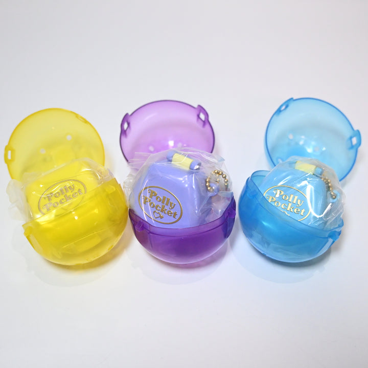 Gachapon Polly Pocket Miniature Keychain Set (3 pcs)