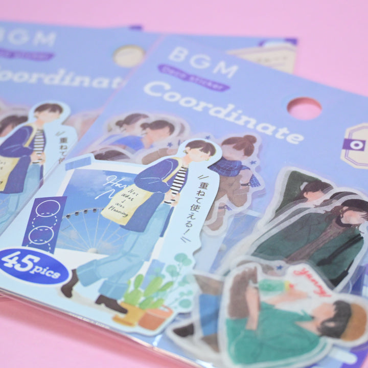 BGM Casual Coordinate Fashion Washi Flake Seal