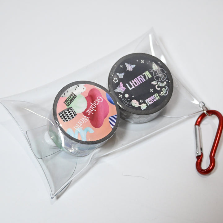 [Pre-loved] Hologram Tape Set with Pouch (4 pcs)