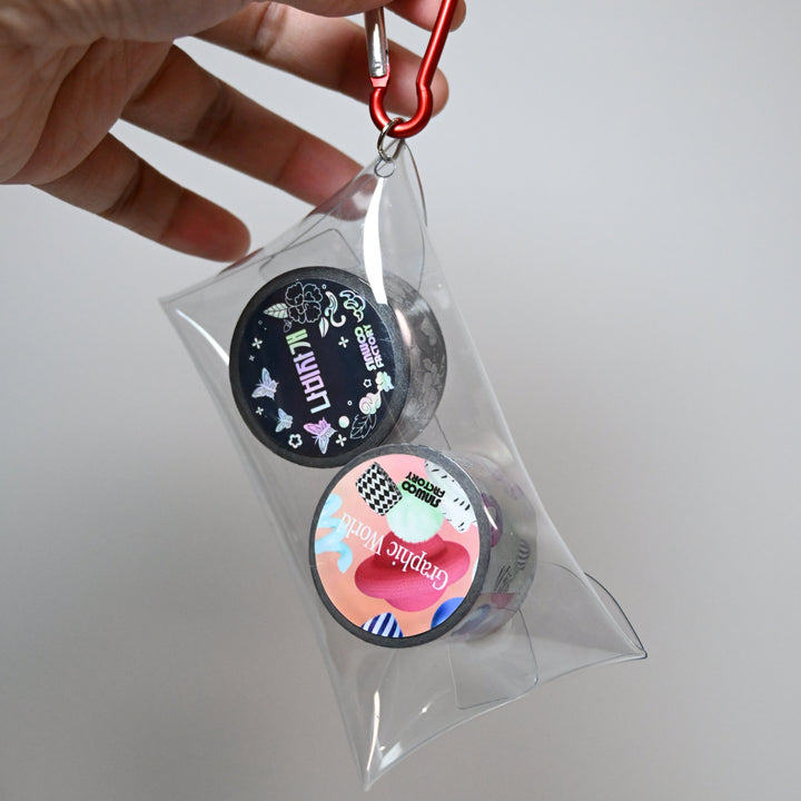 [Pre-loved] Hologram Tape Set with Pouch (4 pcs)