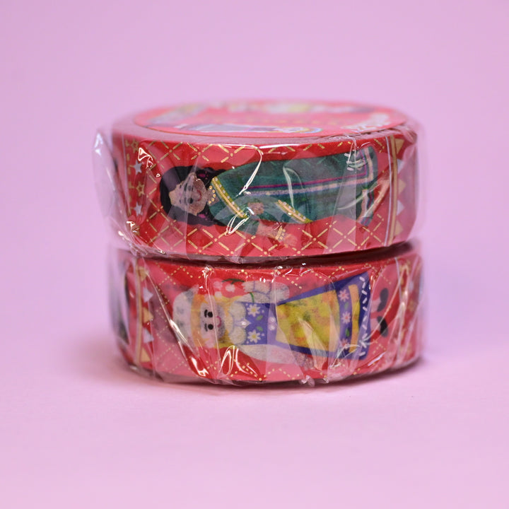 World Craft Cute Traditional Clothes from Around the World Masking Tape